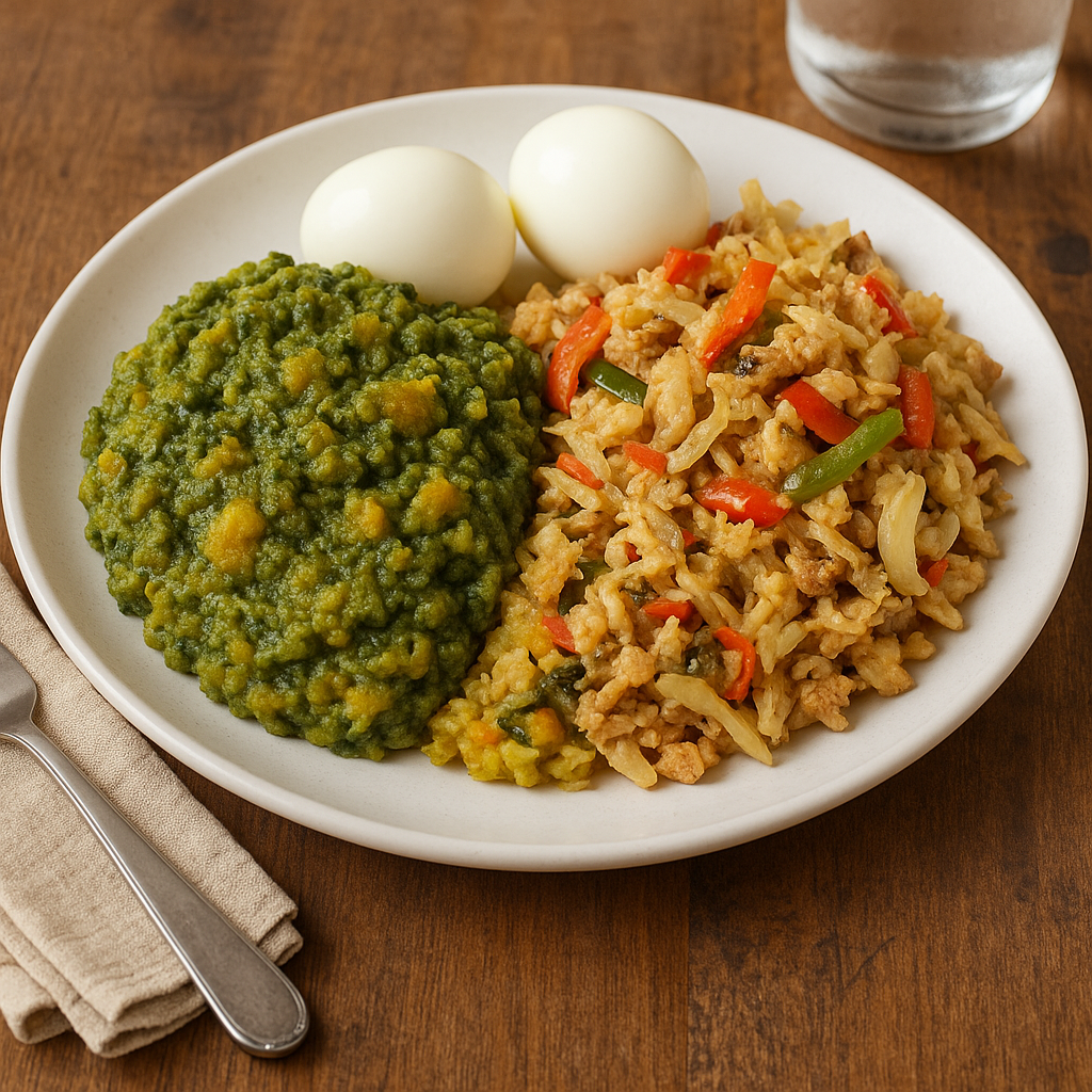 Antiguan Breakfast (Chop Up and ‘Saltfish’)