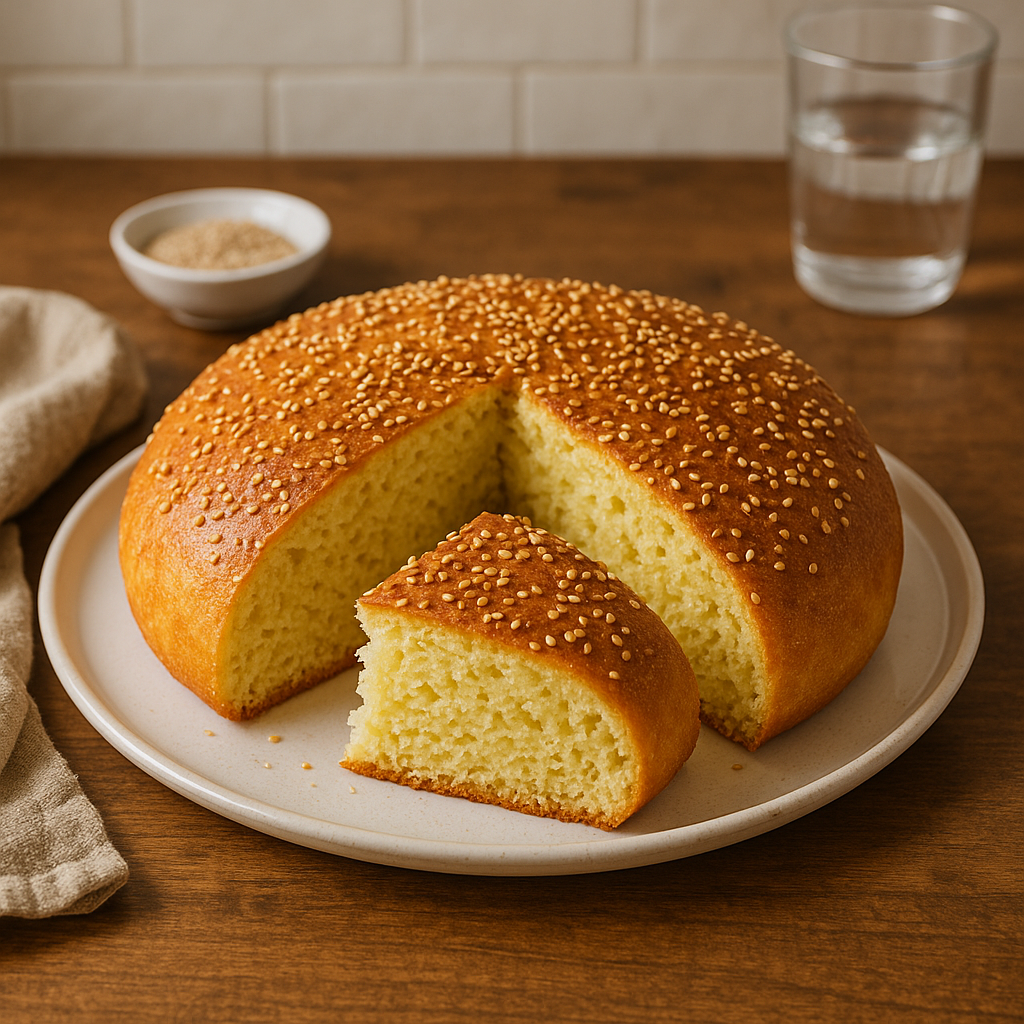 Khobz el Dar (Algerian Semolina Bread)