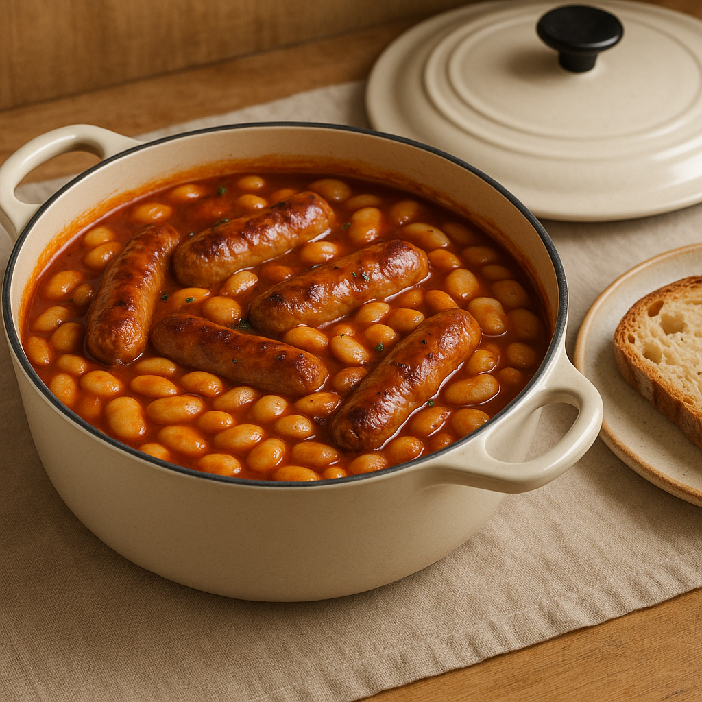 Bean & Sausage Hotpot