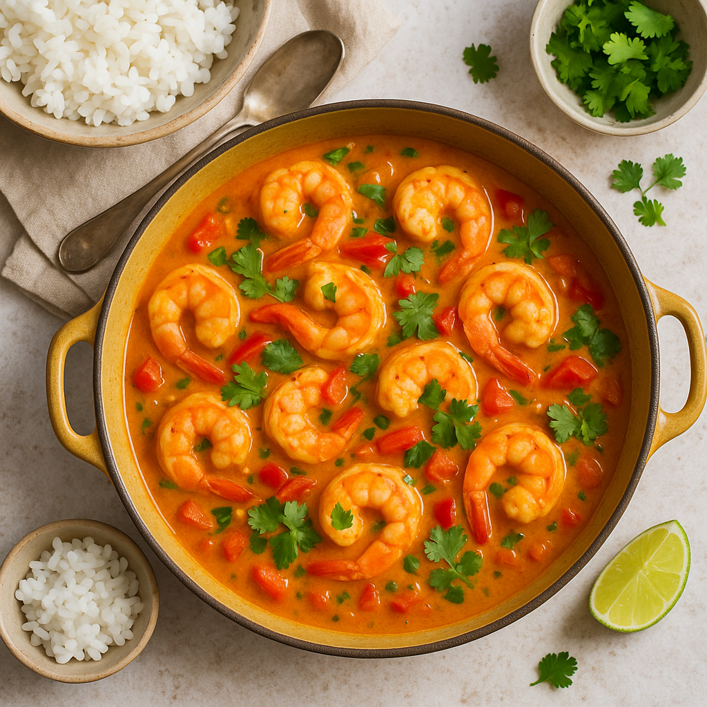 Bahia-style Moqueca prawn stew
