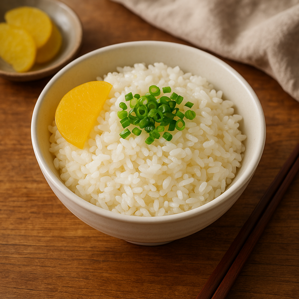 Japanese gohan rice