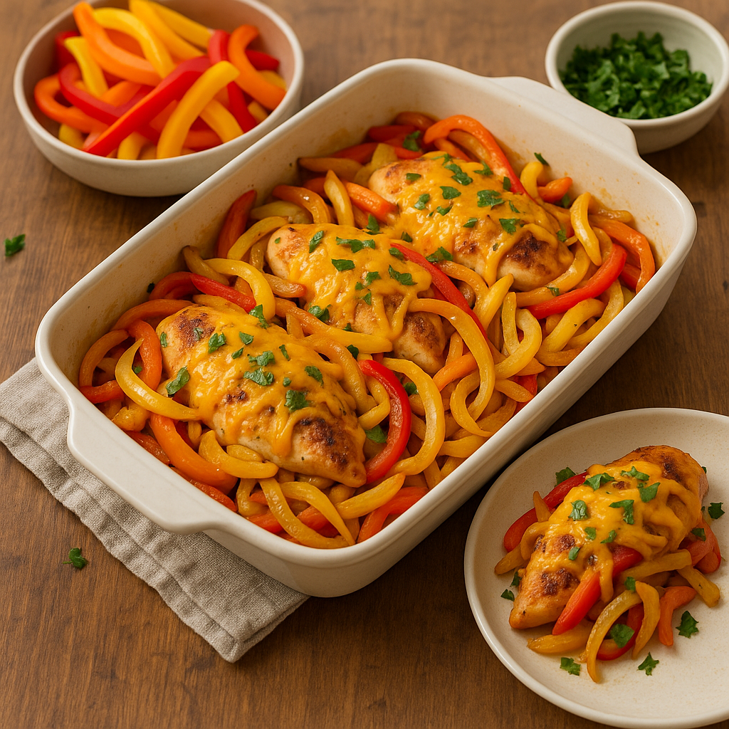 Baked Chicken Fajitas