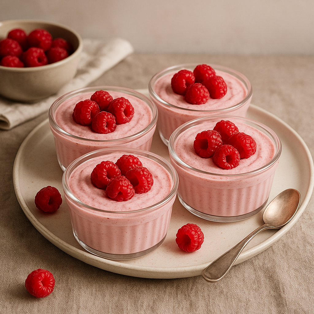 Raspberry mousse