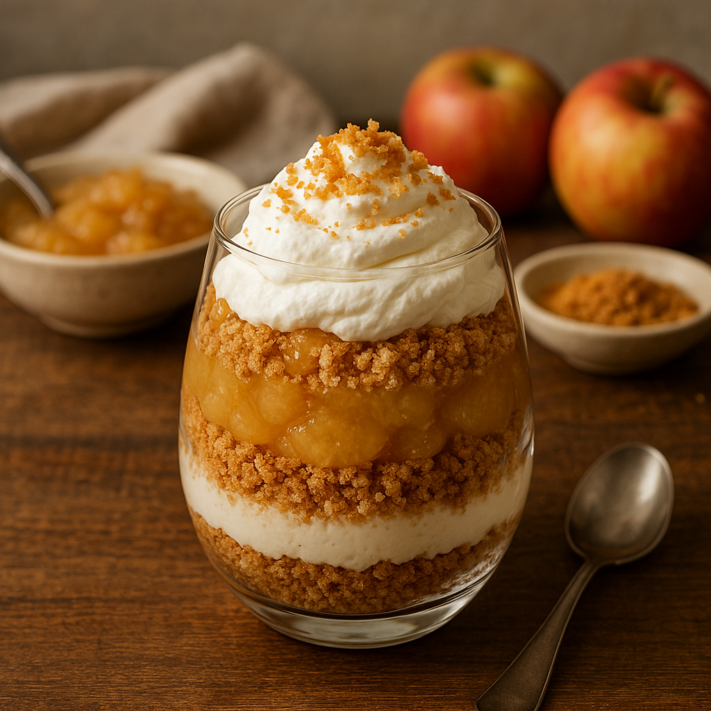 Old-fashioned Danish Apple Trifle