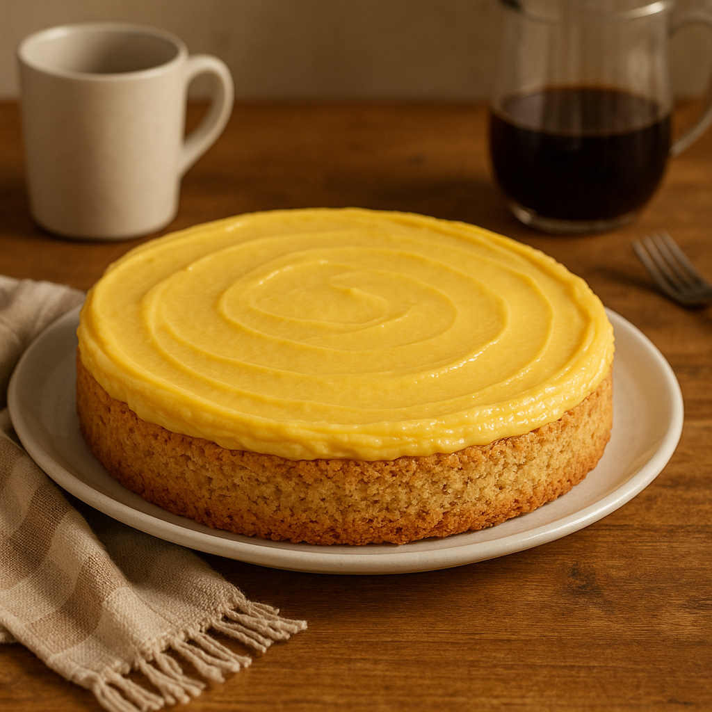 Suksessterte (Norwegian almond “success cake”)