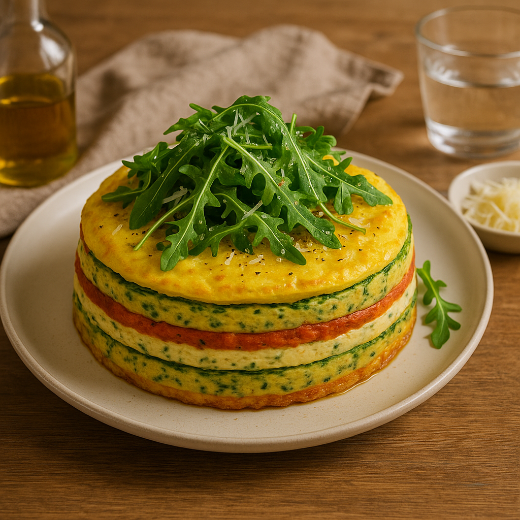 Provençal Omelette Cake