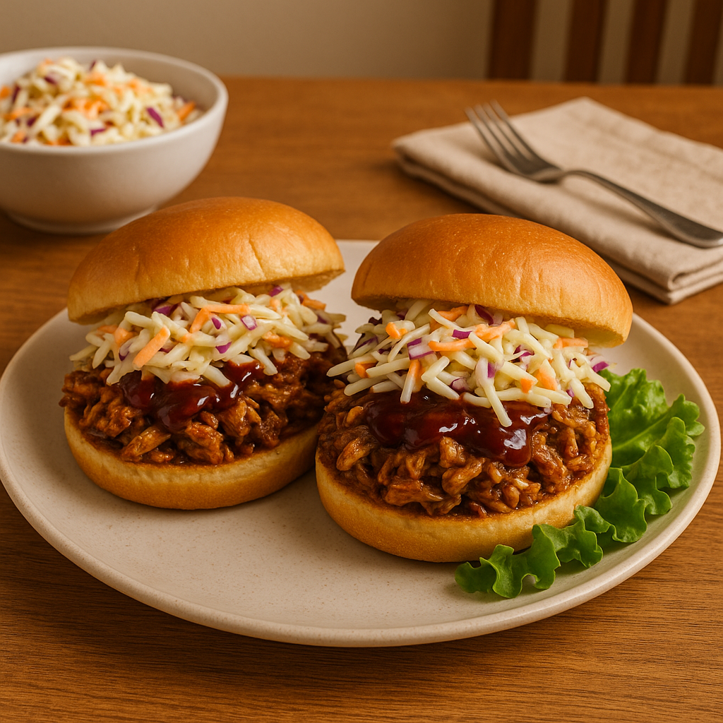 BBQ chicken buns