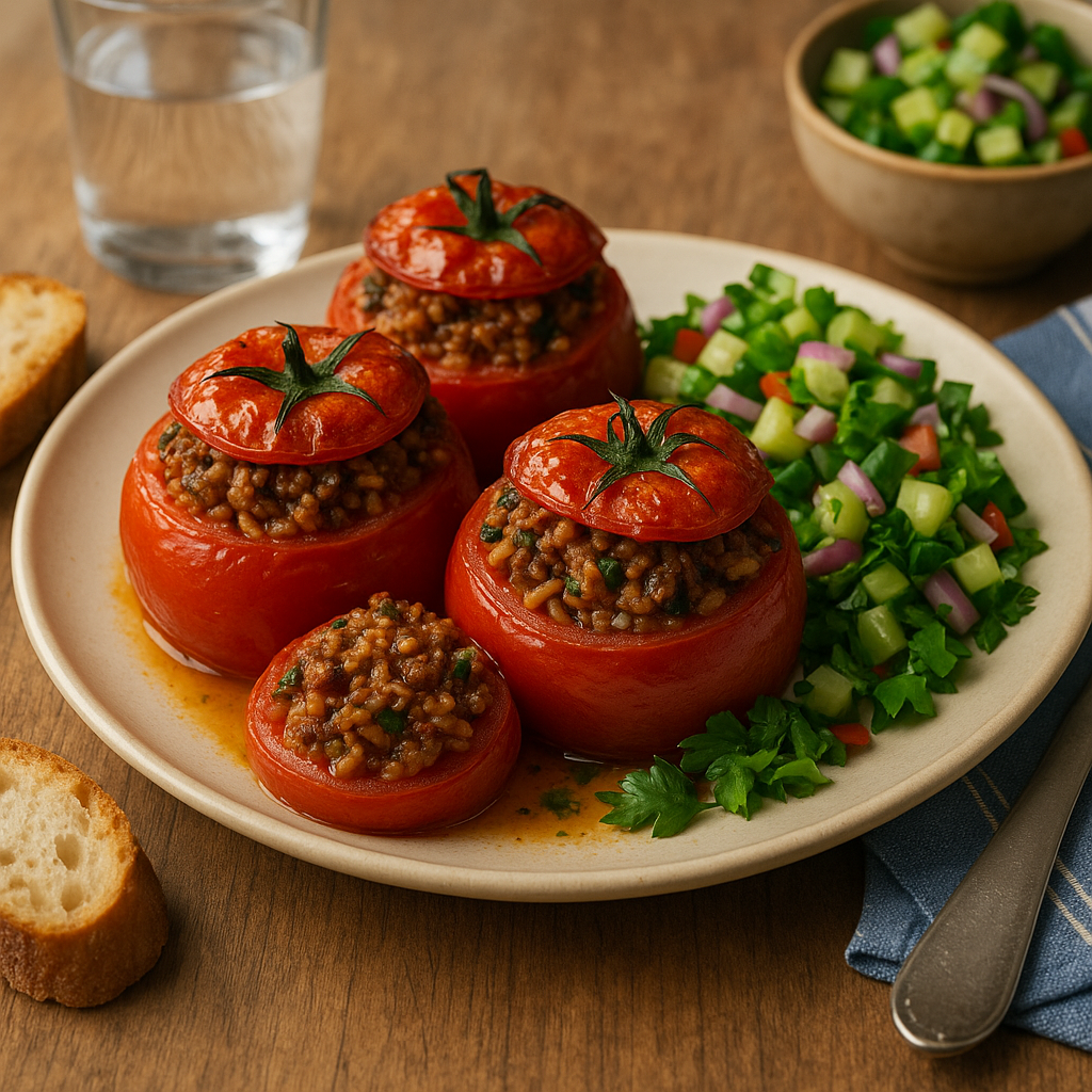 Stuffed Lamb Tomatoes