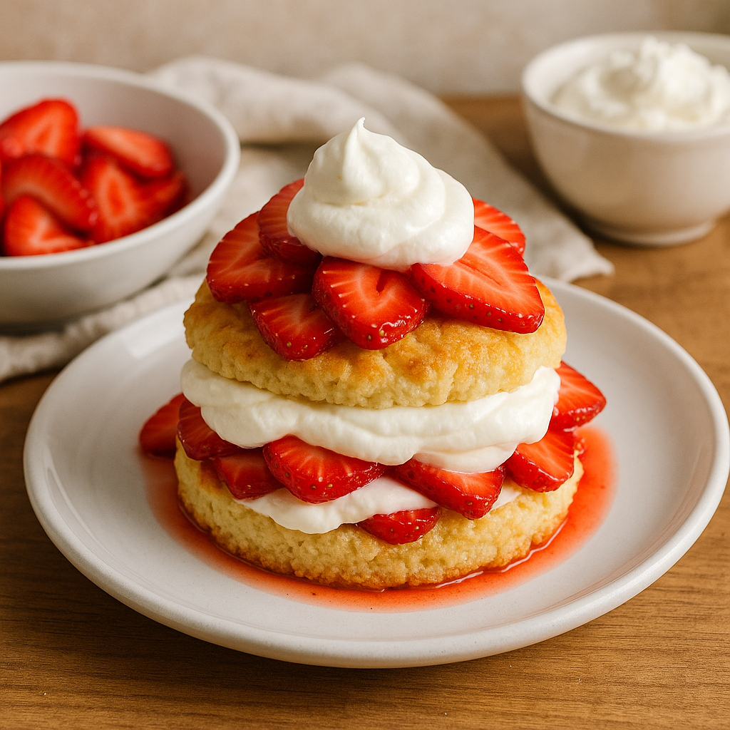 No Bake Strawberry Shortcake