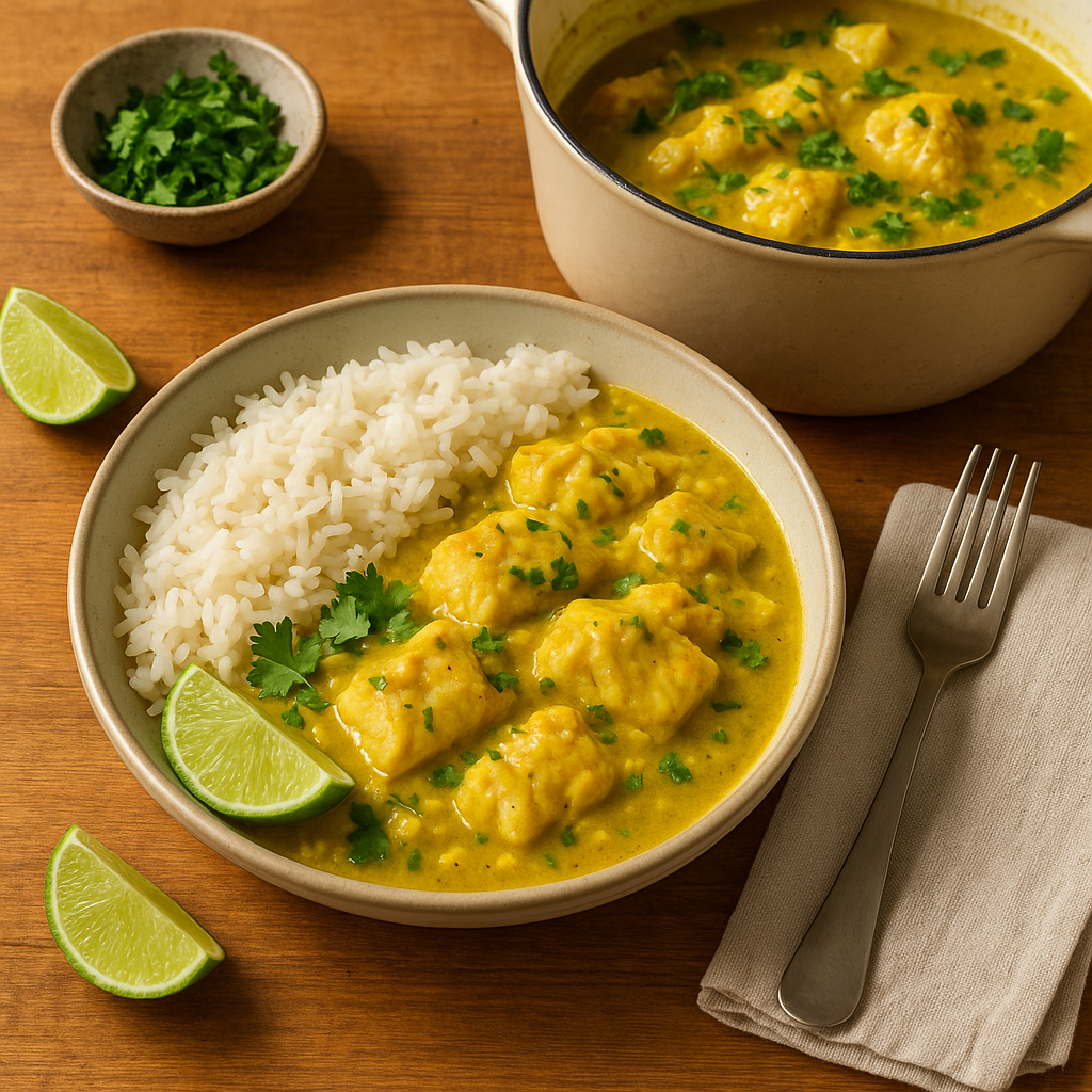 All-In-One Fragrant Coconutty Pollock Curry