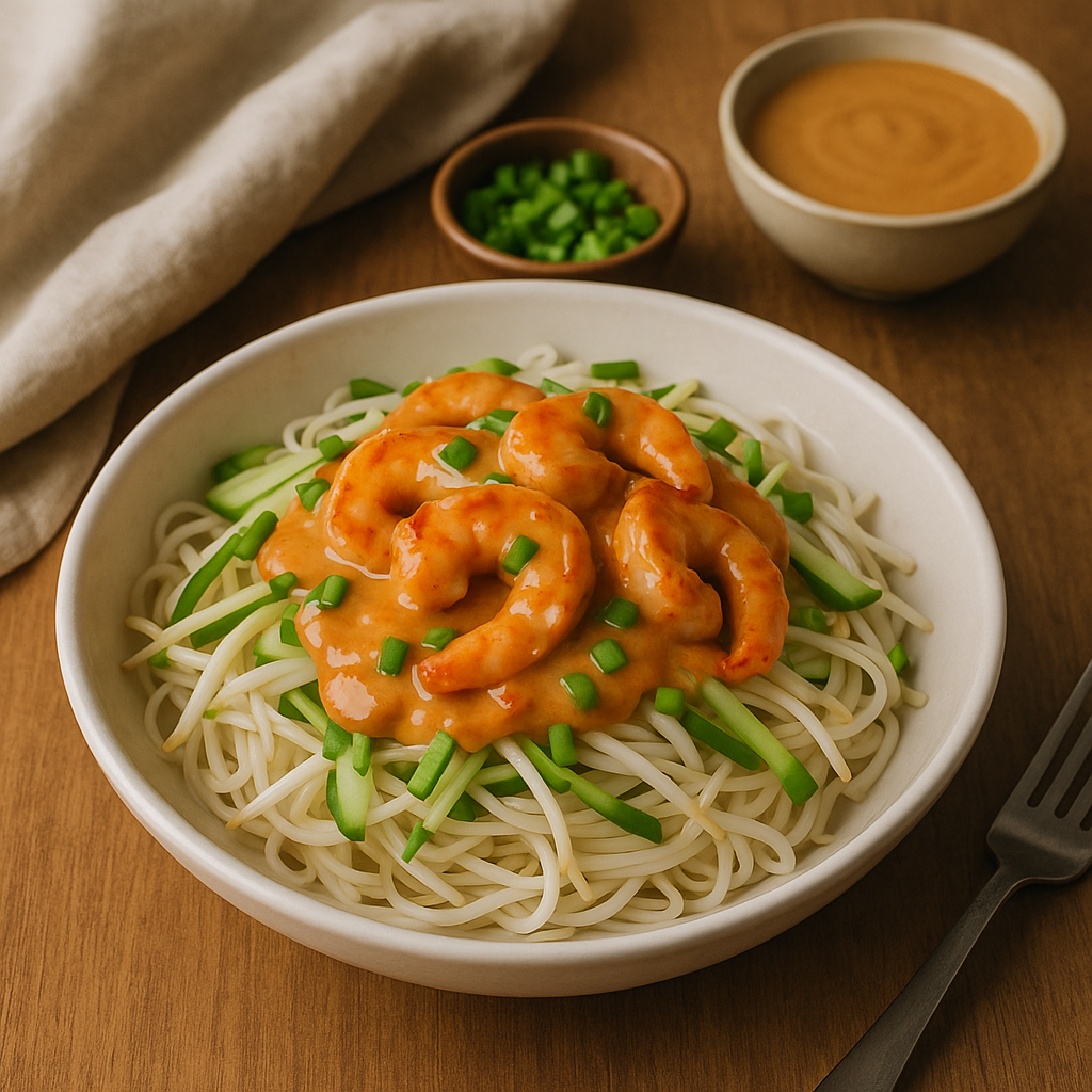 Bang bang prawn salad