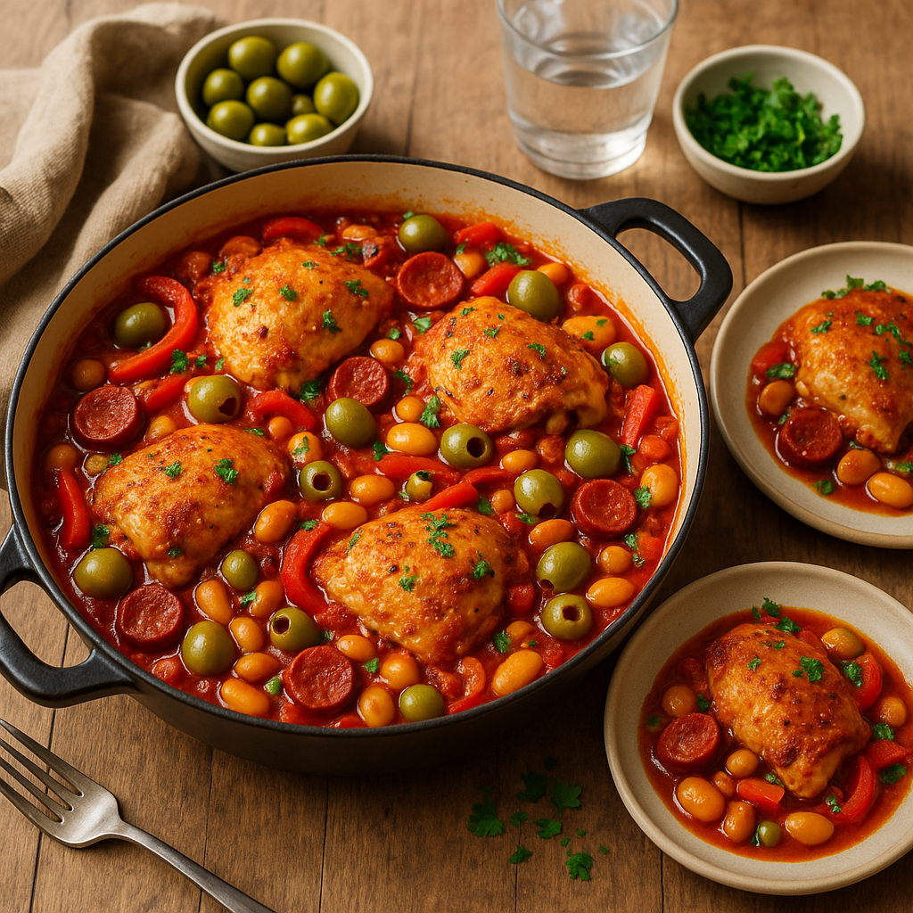 Easy Spanish chicken