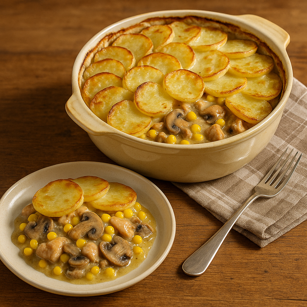 Chicken & mushroom Hotpot