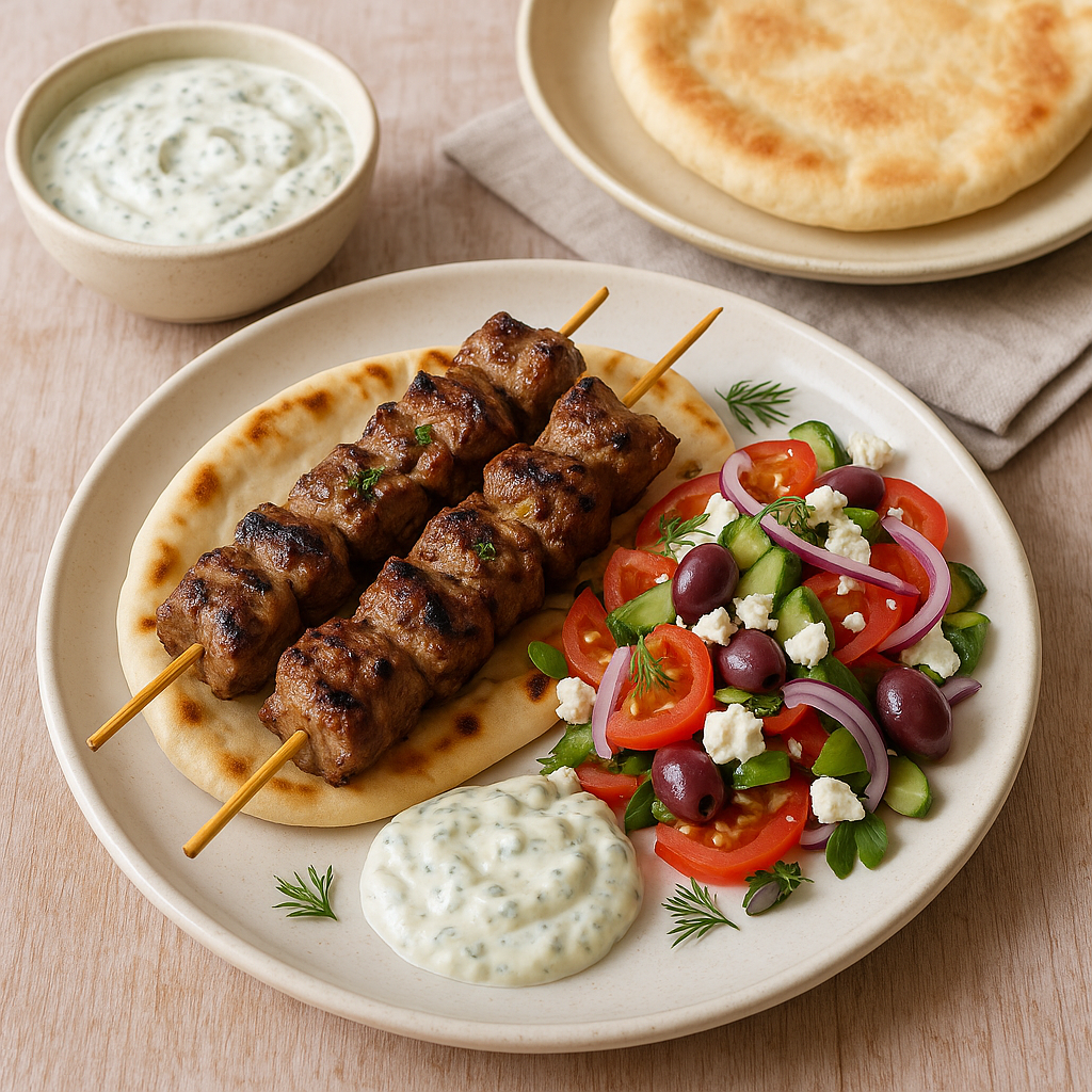 Lamb and Lemon Souvlaki
