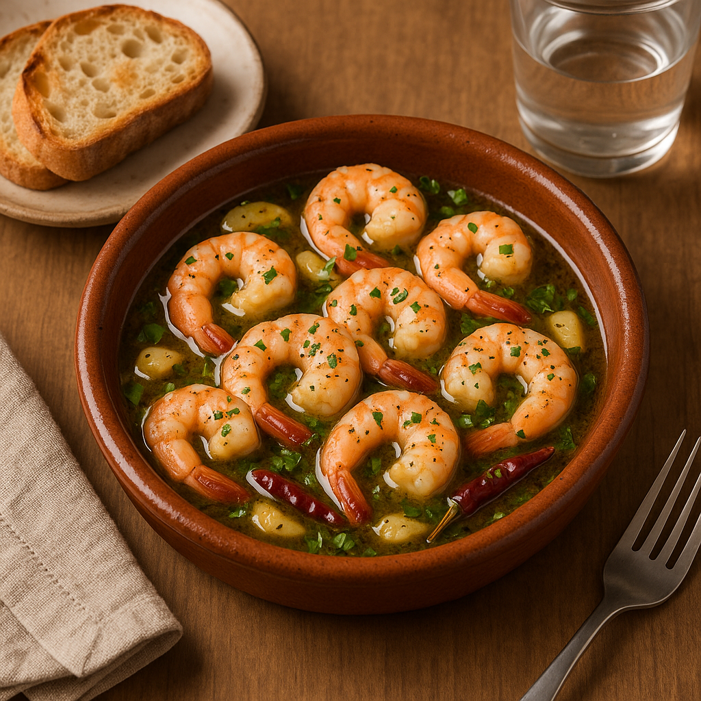 Gambas al ajillo