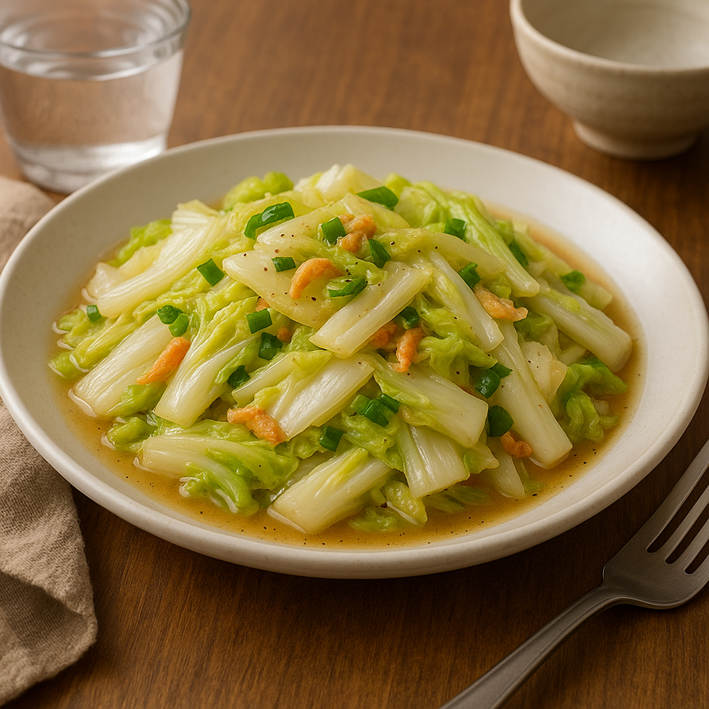 Napa Cabbage with Dried Shrimp