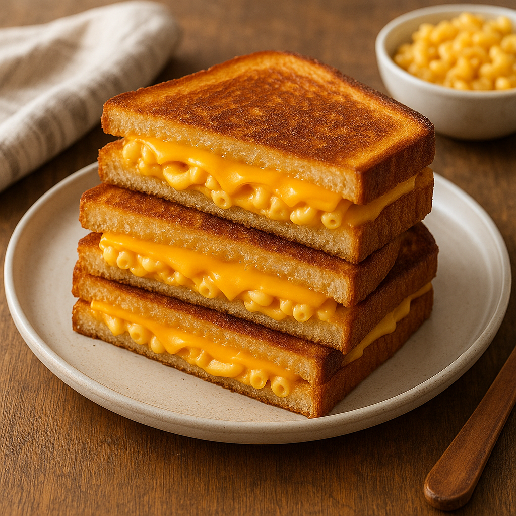 Grilled Mac and Cheese Sandwich