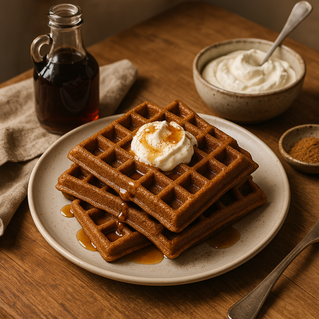Gingerbread Waffles